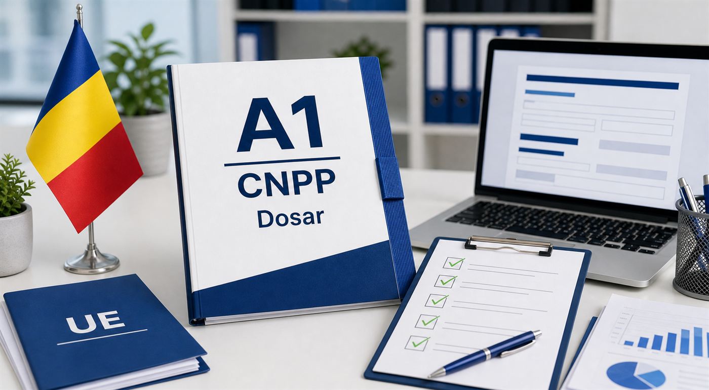 A1 Certificate issued by CNPP Romania for posting workers in the EU
